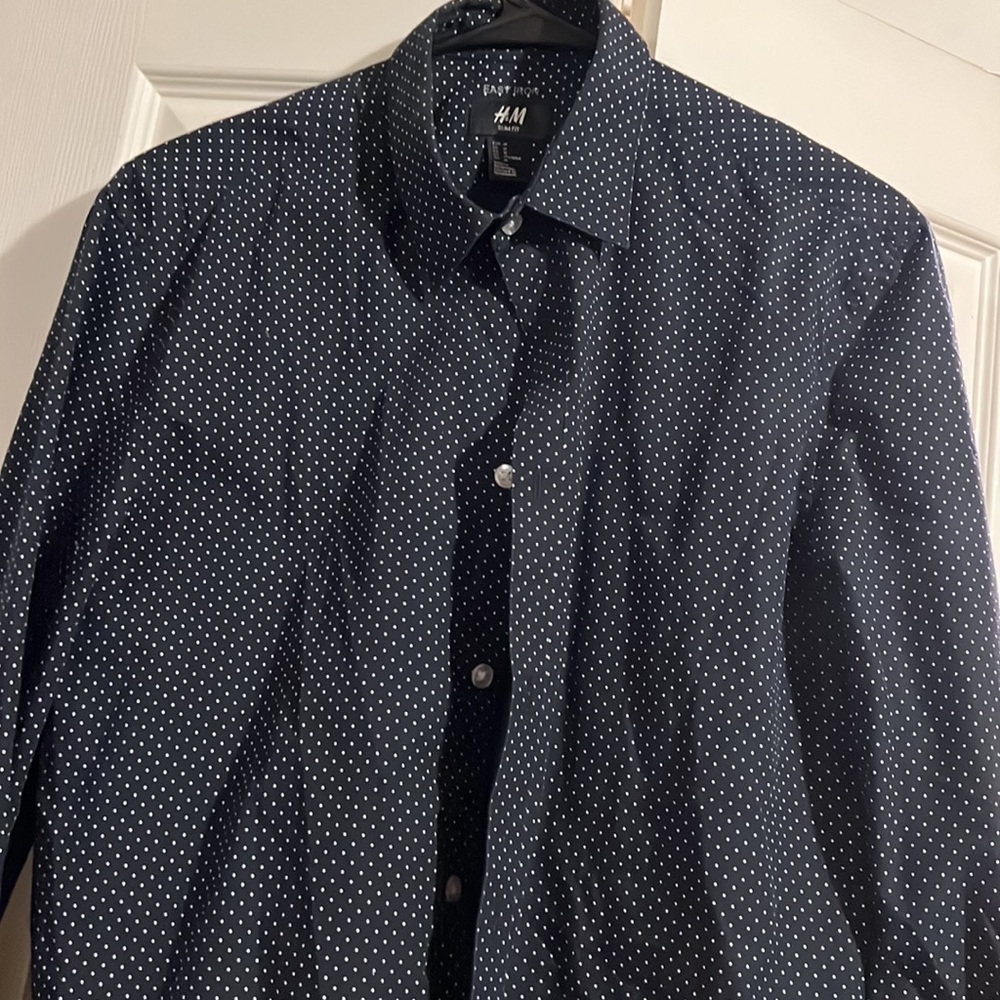 Navy Blue Button Up